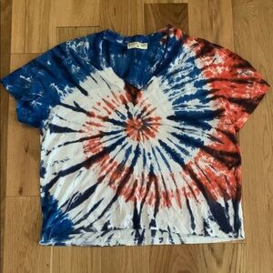 Tie-Dye V-Neck T-Shirt
